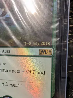 Prodigious Growth Prerelease Card Foil ORIGINAL SLEEVE UNOPENED - Image 2