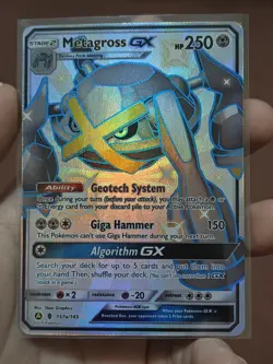 Pokemon Metagross GX Full Art Hidden Fates Shiny Ultra Rare Card 157a/145 - Image 2