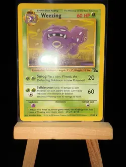 WEEZING - 45/62 Fossil Set NM/LP - Regular Uncommon - Pokemon TCG Card - Image 4