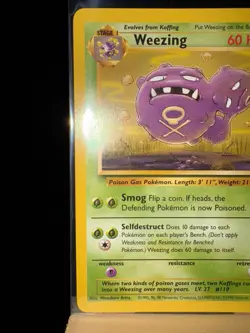 WEEZING - 45/62 Fossil Set NM/LP - Regular Uncommon - Pokemon TCG Card - Image 5