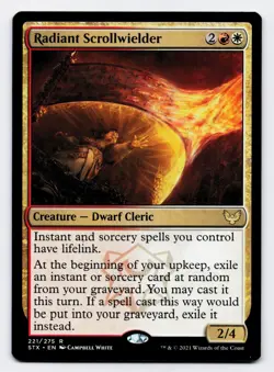 Radiant Scrollwielder [221/275] STX Rare Non-Foil [MTG Card English] - Image 1