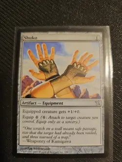 Shuko Betrayers of Kamigawa Artifact Creature Card 159/165 Magic: The Gathering - Image 1