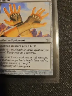 Shuko Betrayers of Kamigawa Artifact Creature Card 159/165 Magic: The Gathering - Image 5