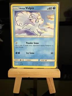 ALOLAN VULPIX - 27/147 Burning Shadows - NM - Regular Common - Pokemon TCG Card - Image 1