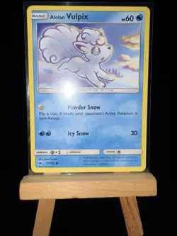 ALOLAN VULPIX - 27/147 Burning Shadows - NM - Regular Common - Pokemon TCG Card - Image 4