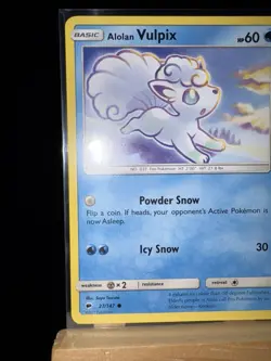 ALOLAN VULPIX - 27/147 Burning Shadows - NM - Regular Common - Pokemon TCG Card - Image 5