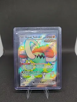 Pokemon TCG Great Tusk EX 072 S&V Black Star Promo Card (NM Condition) - Image 1