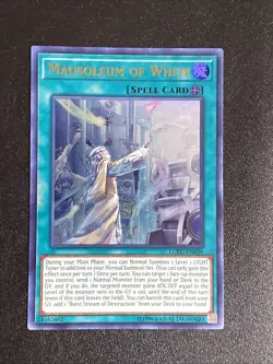 Mausoleum of White LCKC-EN036 Yu-Gi-Oh Card TCG Ultra Rare Unlimited Edition VLP - Image 1