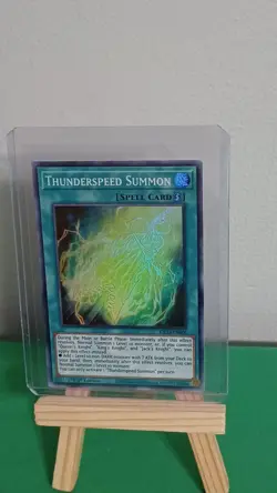 Yugioh Thunderspeed Summon Spell Card KICO-EN006 Super Rare King's Court - Image 5