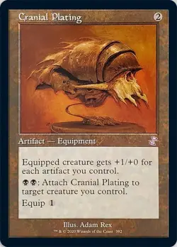 MTG - Cranial Plating (Timeshifted) [Time Spiral Remastered] - Image 1