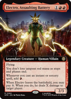 Electro, Assaulting Battery (FOIL) x1 - MTG Marvel's Spider-Man SPM #260 - Image 1