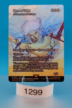 MTG Hero of Light - Adeline, Resplendent Cathar (Showcase) Final Fantasy Foil #1 - Image 1