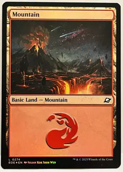 Mountain (0274) - Edge of Eternities #0274 MTG Magic The Gathering - Image 1