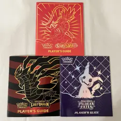 Lot of 3 Pokemon Players Guides Booklet from ETB Scarlet & Violet Lost Origin - Image 1