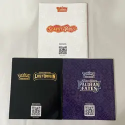 Lot of 3 Pokemon Players Guides Booklet from ETB Scarlet & Violet Lost Origin - Image 2