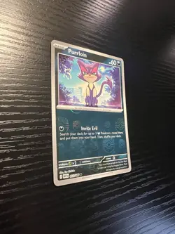 Pokemon: White Flare ENGLISH Purrloin 055/086 Reverse Holo Master Ball Pattern - Image 4