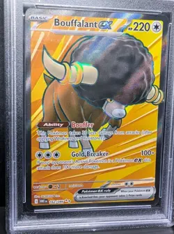 Bouffalant ex 162/086 Sv: White Flare Holo Ultra Rare 2025 POKEMON PSA GEM MT 10 - Image 1