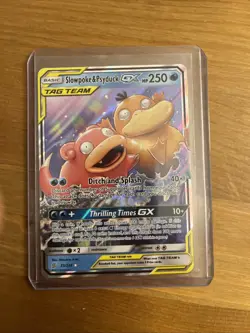 Pokemon Sun and Moon Unified Minds Slowpoke Psyduck GX Tag Team 35/236 Minty NM - Image 1