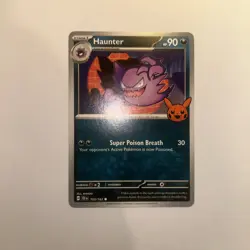 Haunter 103/162 Pokemon Trick or Trade 2024 NM - Image 1