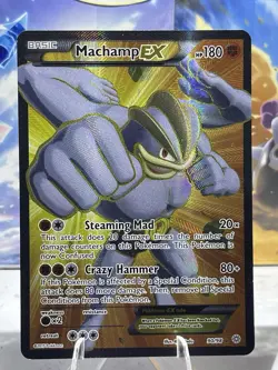 Pokemon TCG - Machamp EX 90/98 - Ancient Origins FULL ART (PSA CONTENDER) - Image 1