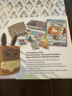 Pokemon Prismatic Evolutions Super-Premium Collection Box New Sealed English - Image 3