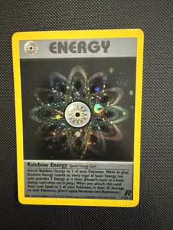 Swirl Rainbow Energy 17/82 Team Rocket Holo Pokemon S559 - Image 1