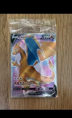 Pokemon TCG Charizard v SWSH050 Sword and Shield Promo - Image 1