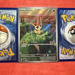 Pokemon Victini 208 Scarlet & Violet Black Star Promo NM Condition - Image 1
