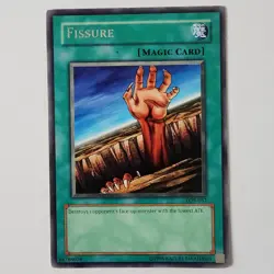 Fissure - LOB-057 - MP - Rare - Unlimited - Yugioh - 2010 Reprint - Image 1