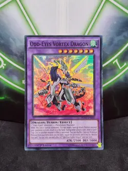 Yugioh Odd-Eyes Vortex Dragon PEVO-EN030 Super Rare 1st Edition NM - Image 1