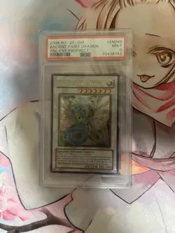 2009 Yugioh Ancient Prophecy Ancient Fairy Dragon #EN040 PSA 9 MINT - Image 1