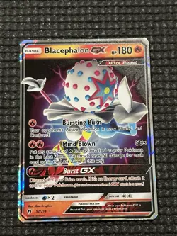 Blacephalon GX 52/214 Lost Thunder Holo Rare Pokemon Card NM-Mint - Image 1