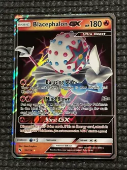 Blacephalon GX 52/214 Lost Thunder Holo Rare Pokemon Card NM-Mint - Image 2