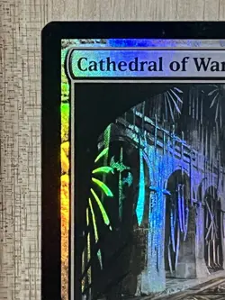 Awesome Magic The Gathering MTG M13 Card Foil Cathedral Of War 221/249 LP - Image 2