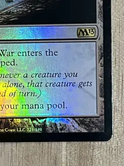 Awesome Magic The Gathering MTG M13 Card Foil Cathedral Of War 221/249 LP - Image 4
