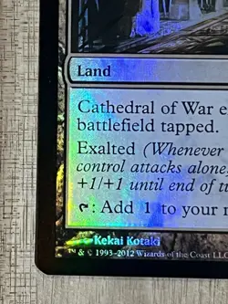 Awesome Magic The Gathering MTG M13 Card Foil Cathedral Of War 221/249 LP - Image 5