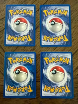 Team Rocket Dark Vaporeon (45/82) lot of 4 Pokemon TCG cards - Image 2