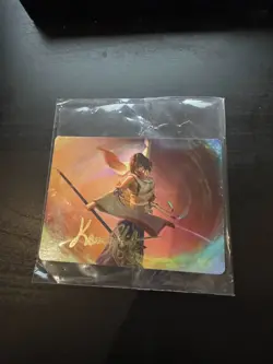 Yuna Grand Summoner Art Card Gold Stamped MTG Final Fantasy - Image 1