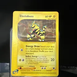 Pokemon TCG Electabuzz Expedition Base Set 76/165 Non-Holo Card - Image 1