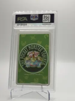 1996 POKEMON GREEN VERSION PLAYING CARDS 10 OF CLUBS #142A AERODACTYL PSA 8 - Image 3