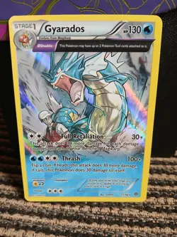 Pokemon Gyarados Holo Rare Card Stage 1 #21/98 XY Ancient Origins - Image 1