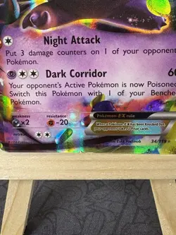 Pokemon Gengar EX TCG Card Phantom Forces Ultra Rare Holo, 34/119 - Image 2