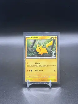 Pikachu - (Holiday Calendar) 025/165 Miscellaneous Cards & Products -Cosmos Holo - Image 1