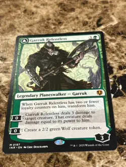 Garruk Relentless Innistrad Remastered MTG Magic the Gathering - Image 1