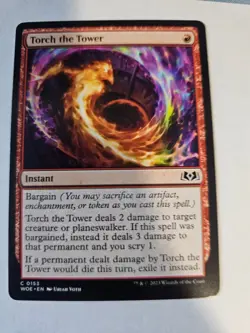 MTG - Torch the Tower - Wilds of Eldraine - Image 1