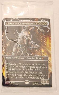 Magic The Gathering Anti-Venom Horrifying Healer Borderless Foil NEW SEALED - Image 2