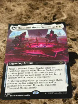 THOUSAND MOONS SMITHY Magic MTG Lost Caverns of Ixalan Extended Art - Image 1