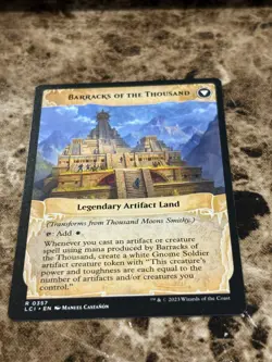 THOUSAND MOONS SMITHY Magic MTG Lost Caverns of Ixalan Extended Art - Image 2