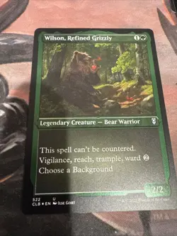 Wilson, Refined Grizzly (Foil Etched) Commander Legends: Battle for Baldur's... - Image 1
