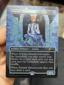 Solemn Simulacrum • Galaxy Foil NM / Unplayed Secret Lair 0791 • Mtg (1881) - Image 1